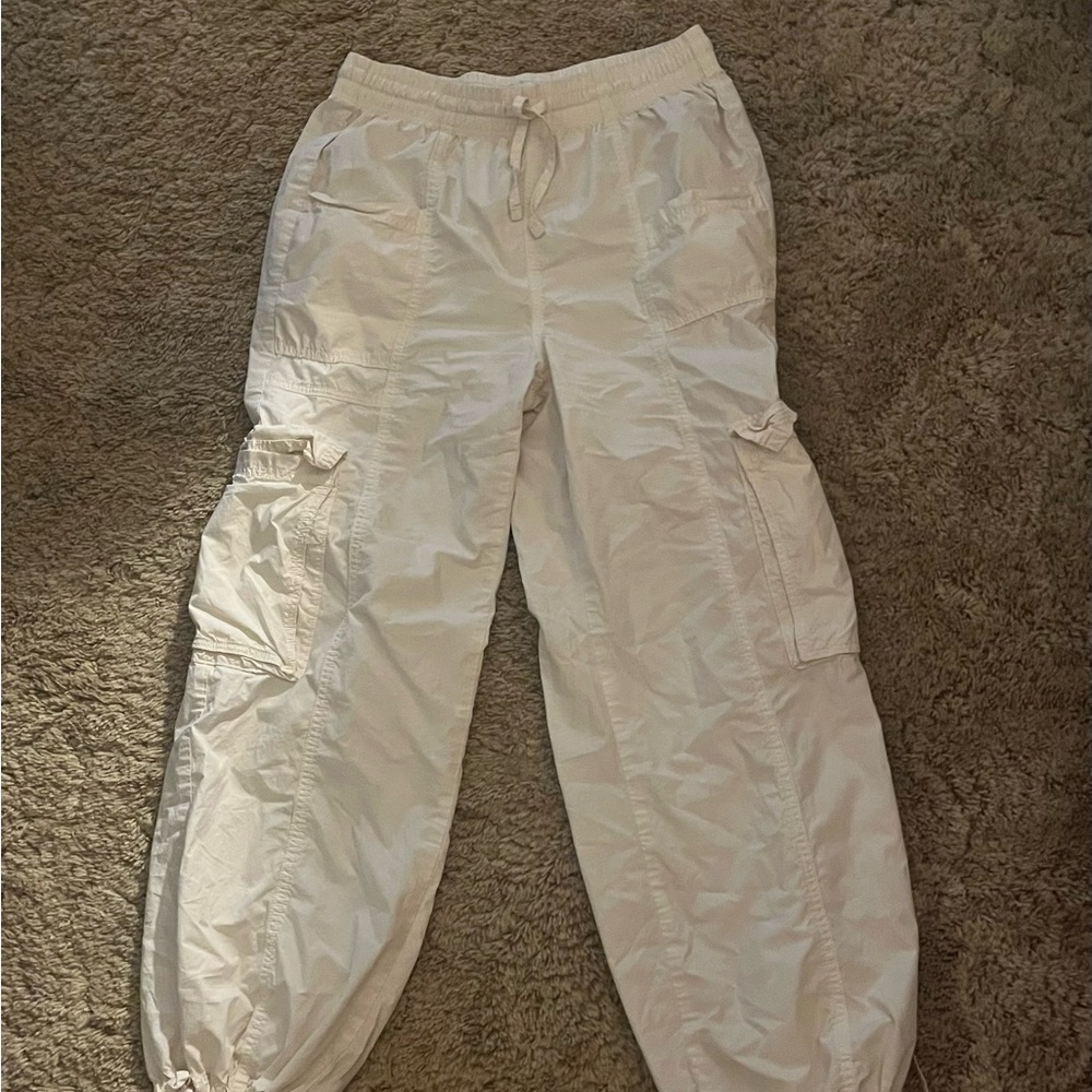 White Aerie Cargo Pants